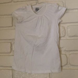 A white, Old Navy 4t simple shirt.